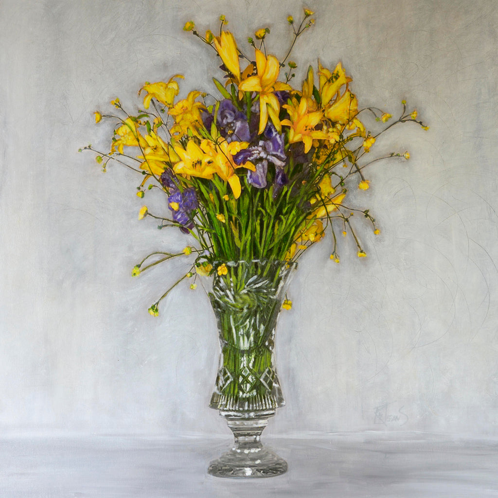 Iris + Lillies You Remind Me of Goodness - The Art of Katherine Jeans